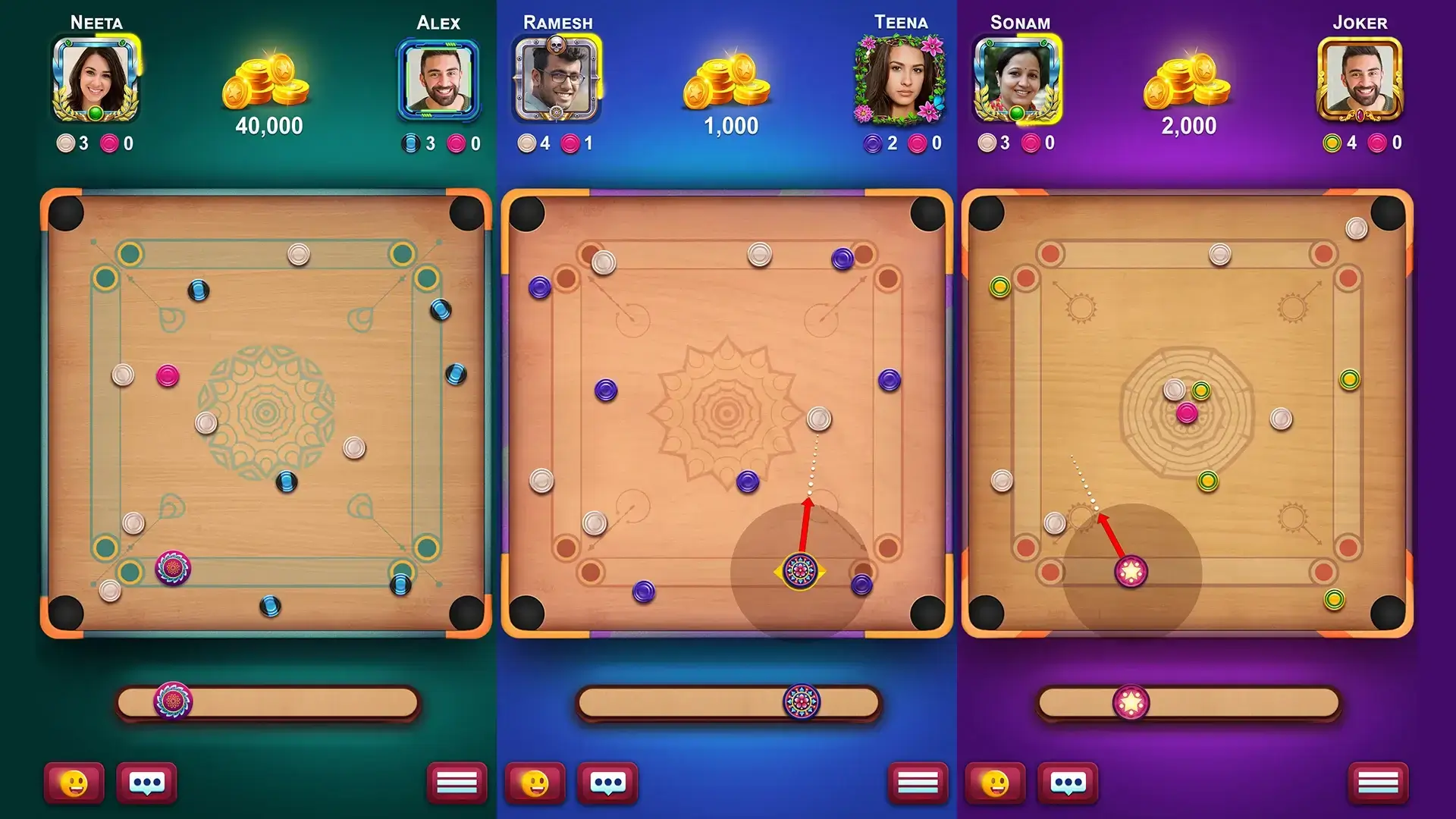 Carrom King screenshot