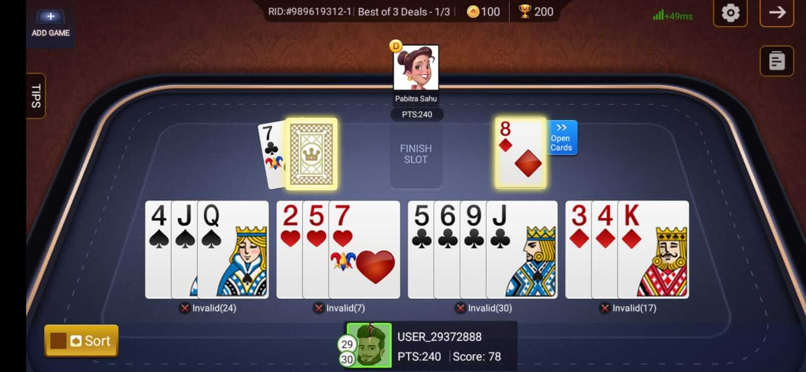Rummy Blast screenshot