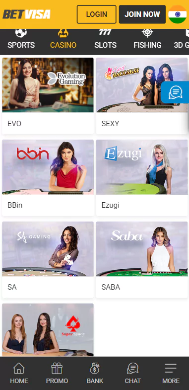 BetVisa screenshot