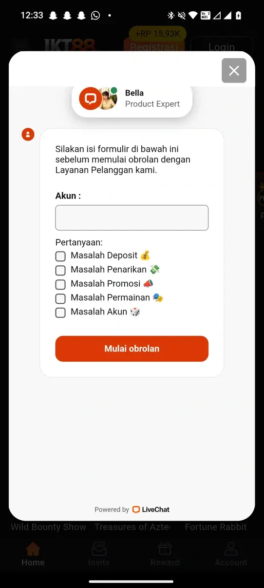 JKT88 screenshot