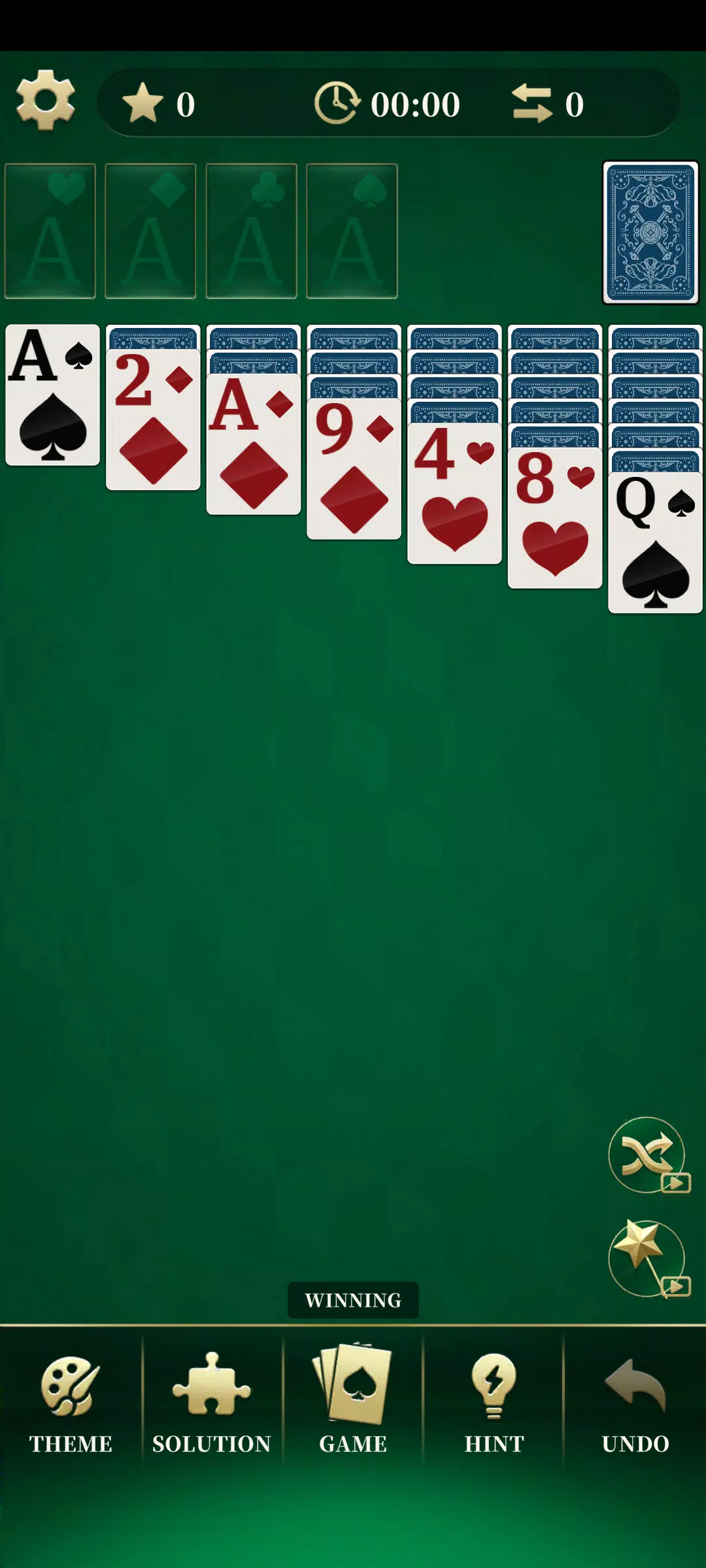 Solitaire Classic Klondike screenshot