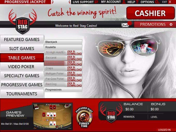 Red Stag Casino screenshot