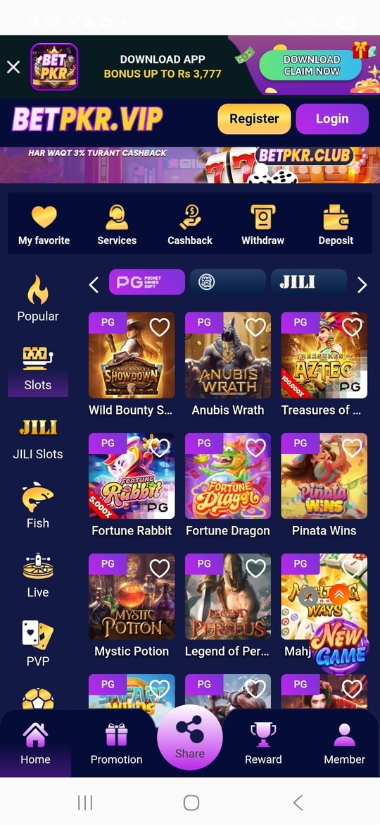 BETPKR screenshot