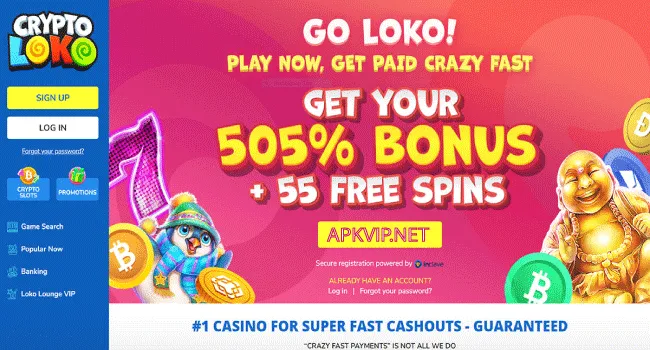 Crypto Loko Casino screenshot