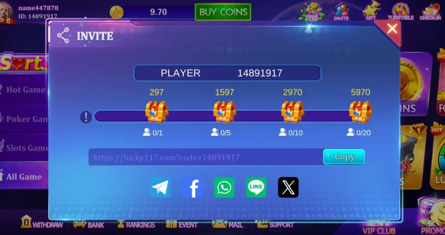 Lucky 97 screenshot