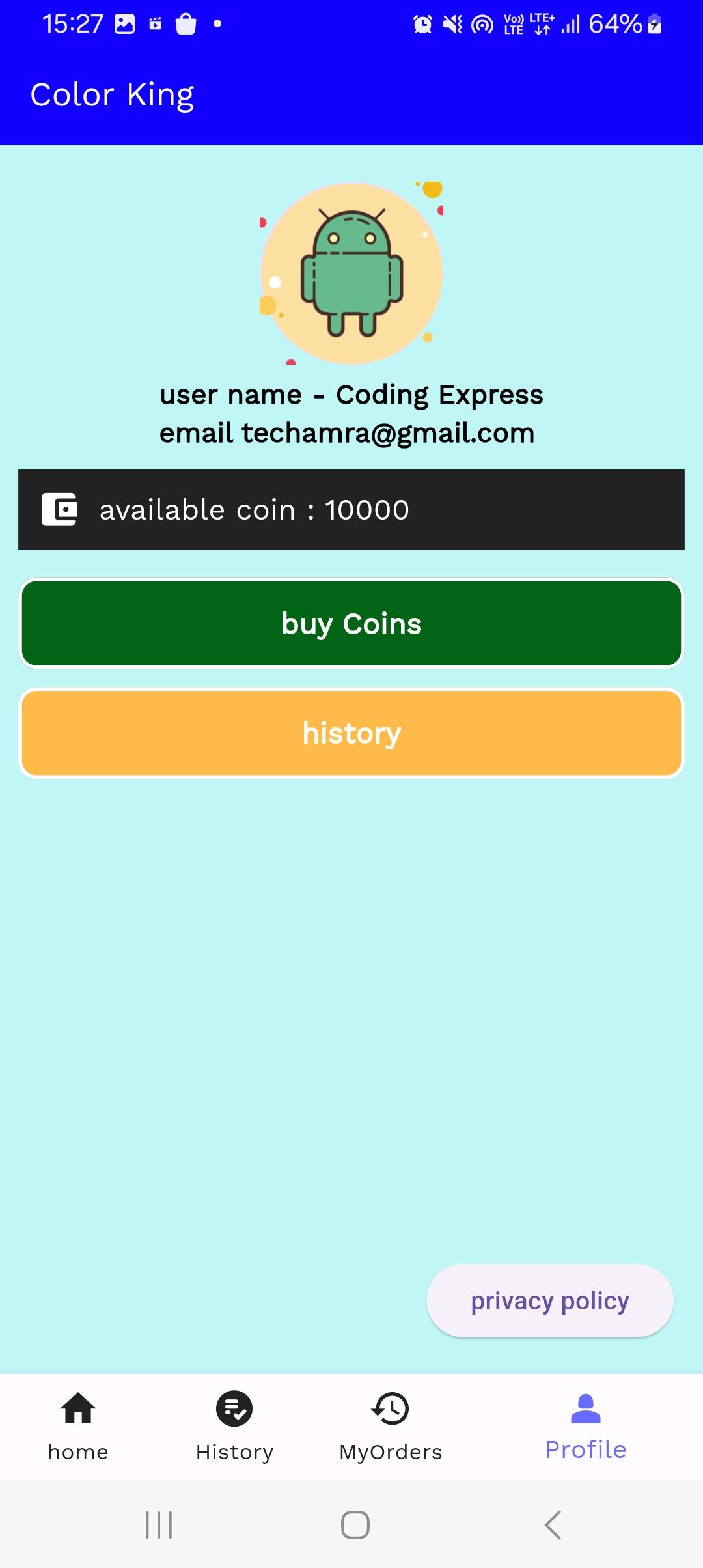 Color Prediction Game screenshot