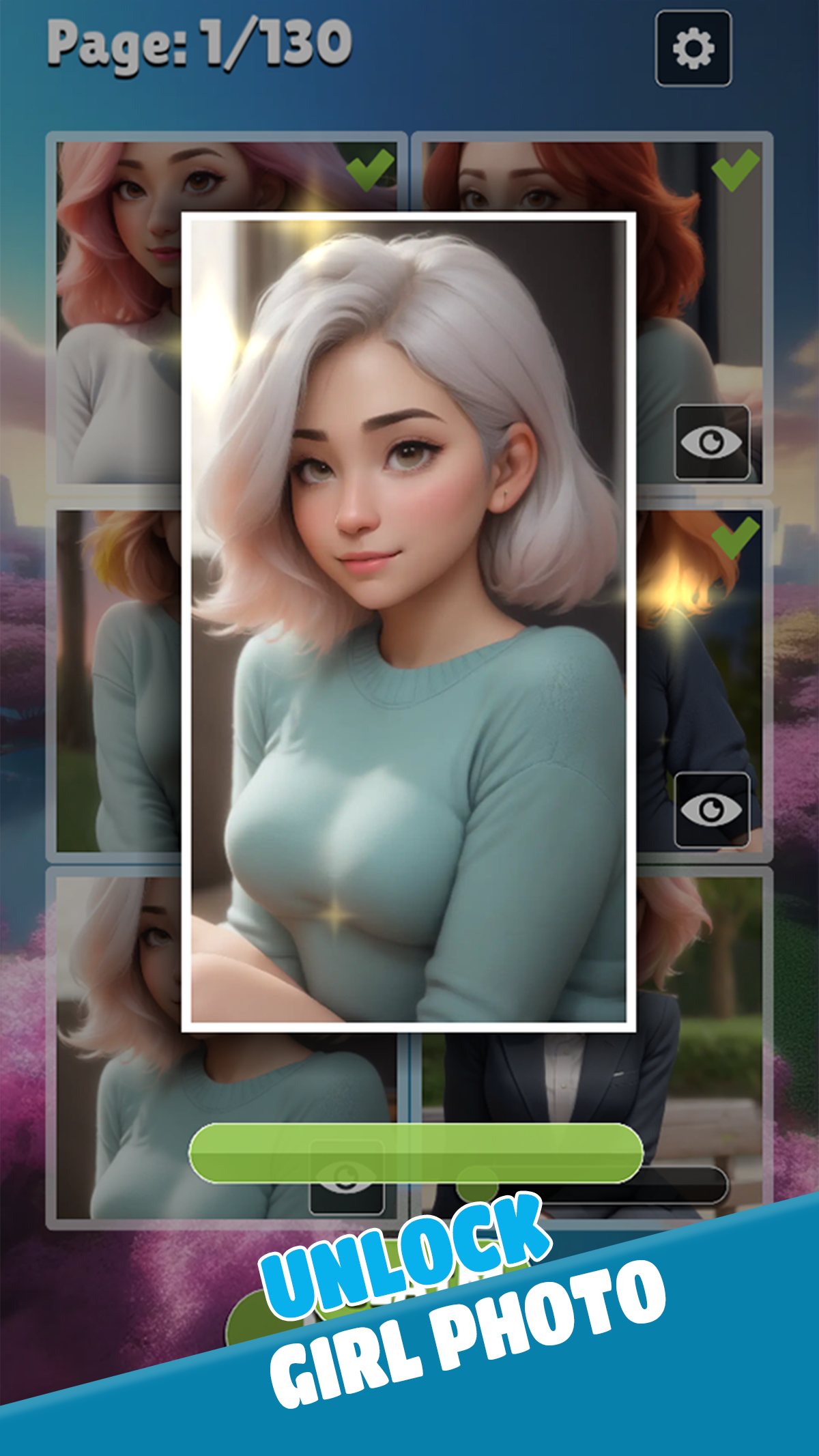 Sexy Game:Girl Solitaire 10 screenshot