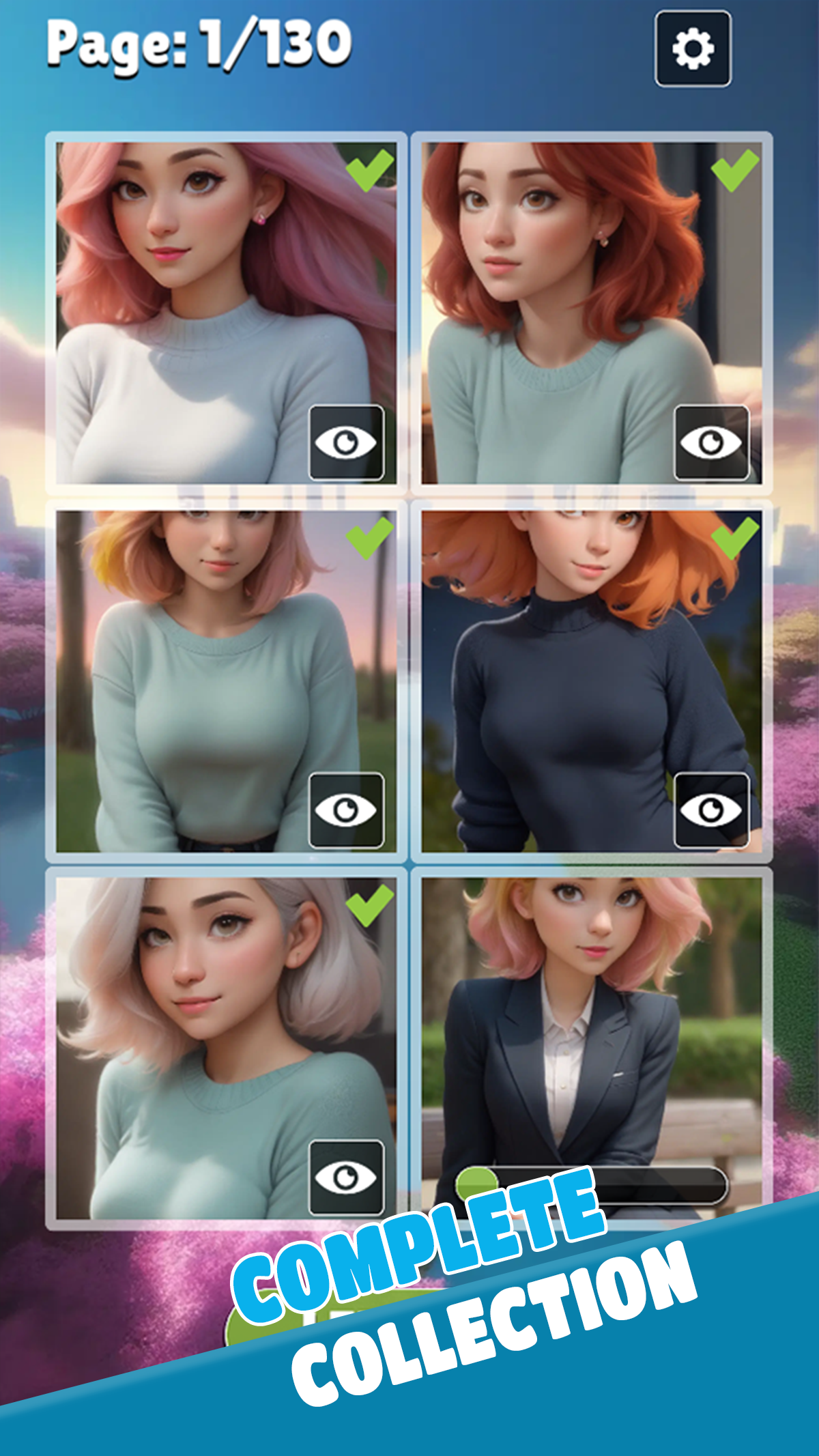 Sexy Game:Girl Solitaire 10 screenshot