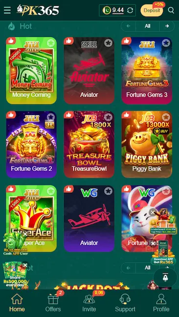 PK365 Game APK screenshot