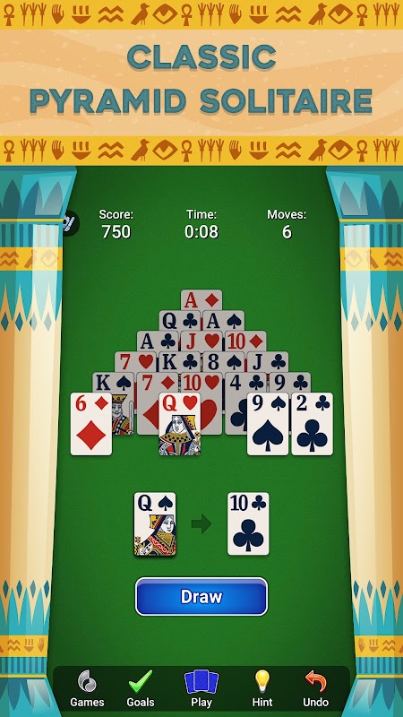 Pyramid Solitaire screenshot