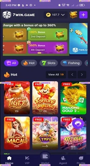 7Win game screenshot