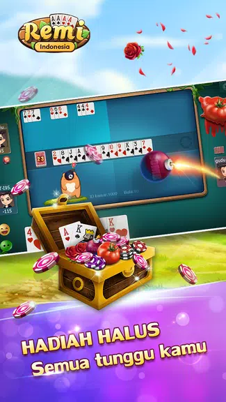 Remi Poker Online for Free Android screenshot