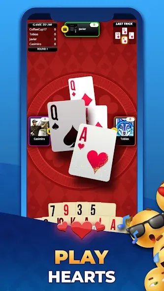 VIP Games: Hearts, Euchre Mod screenshot