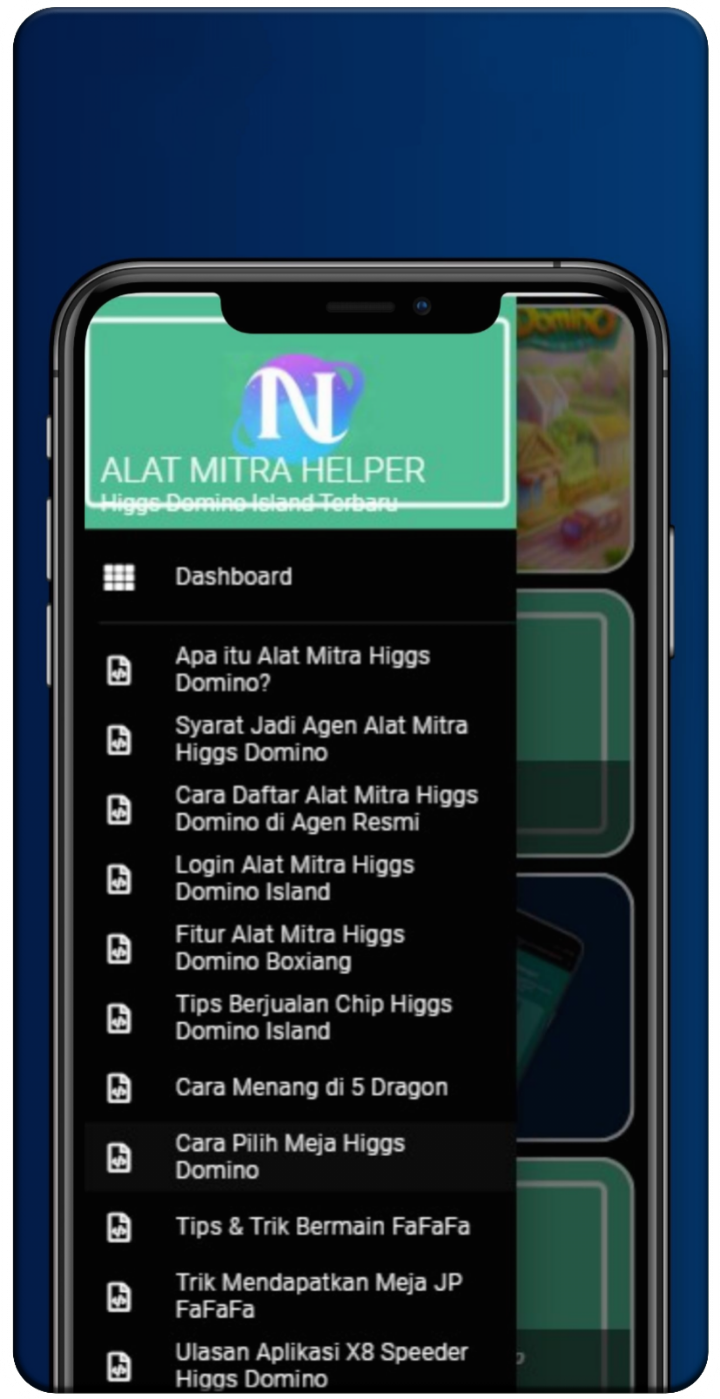 Mitra Higgs Domino screenshot