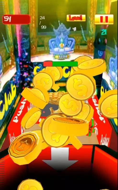 Coin Dozer Christmas King Game screenshot