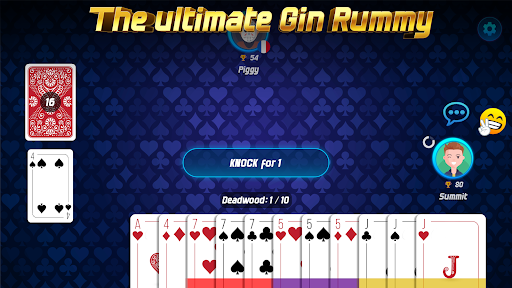 Gin Rummy Online Unblocked screenshot