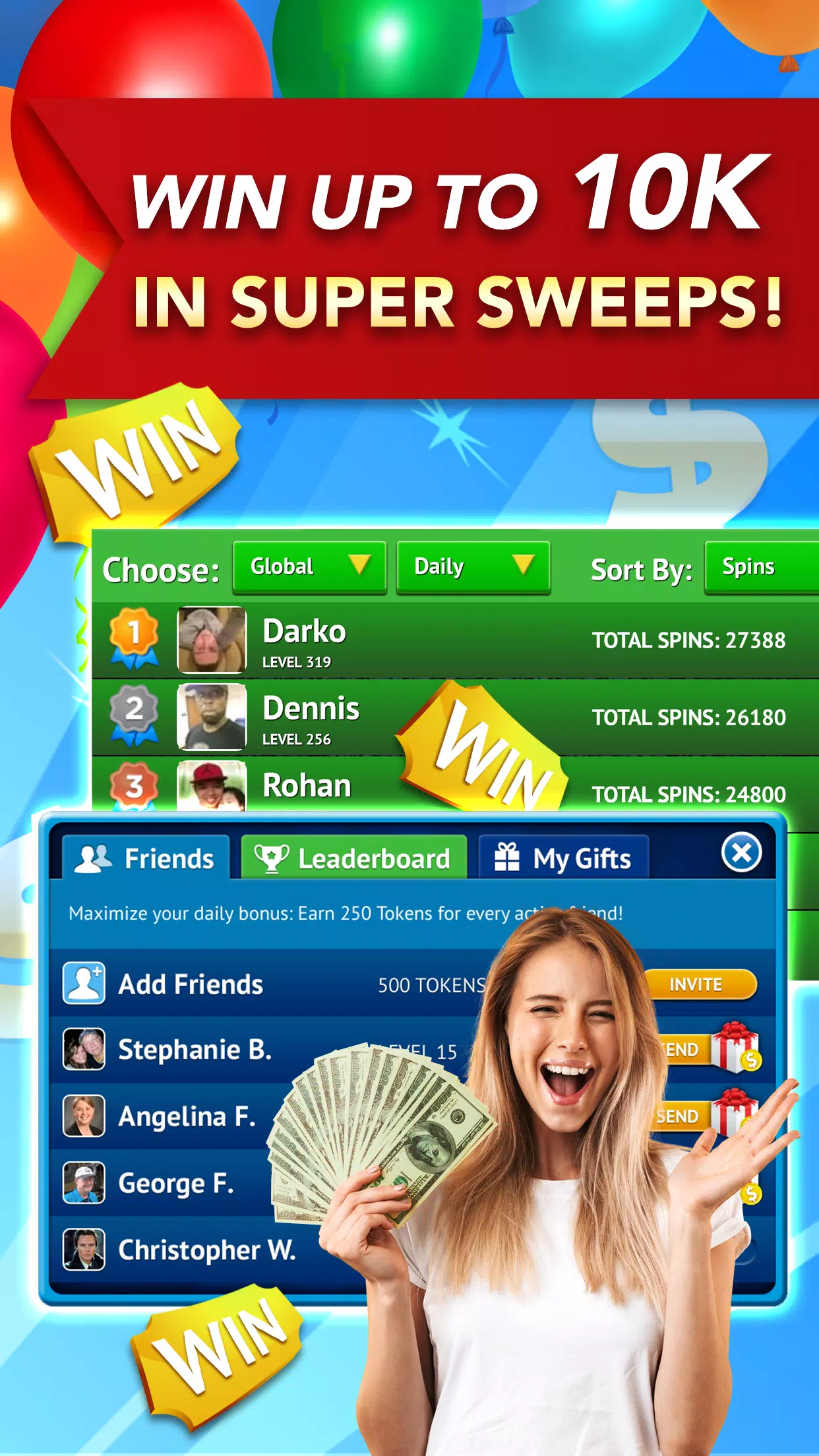 SpinToWin Slots APK screenshot