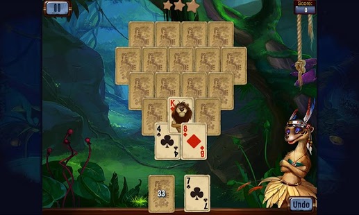 Rainforest Solitaire Free Online apk screenshot