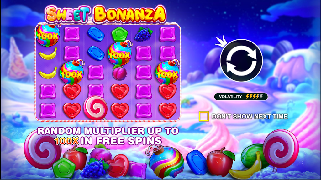 Demo Slot Sweet Bonanza - Pragmatic Play Mobile screenshot