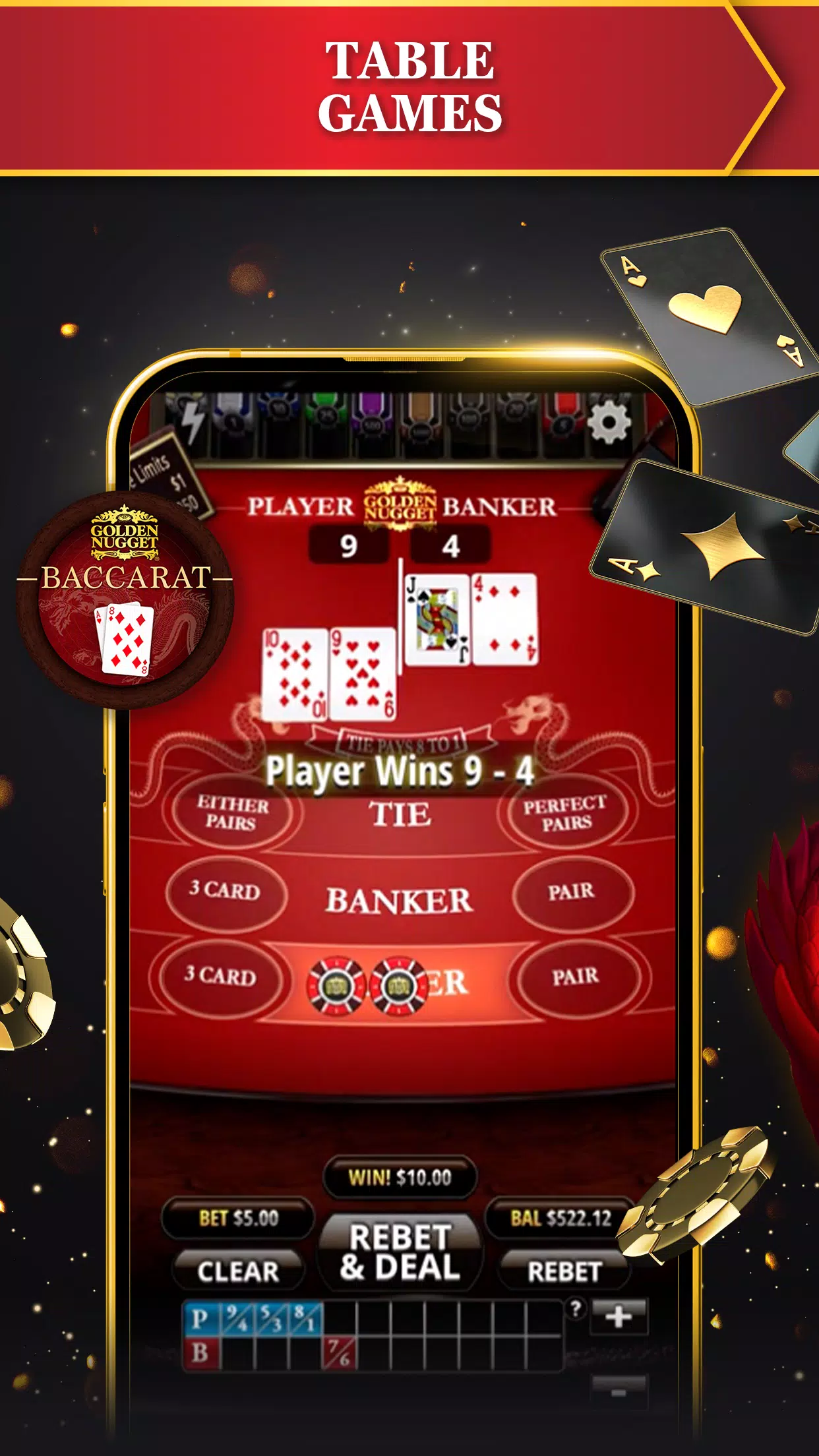 Golden Nugget Online Casino screenshot