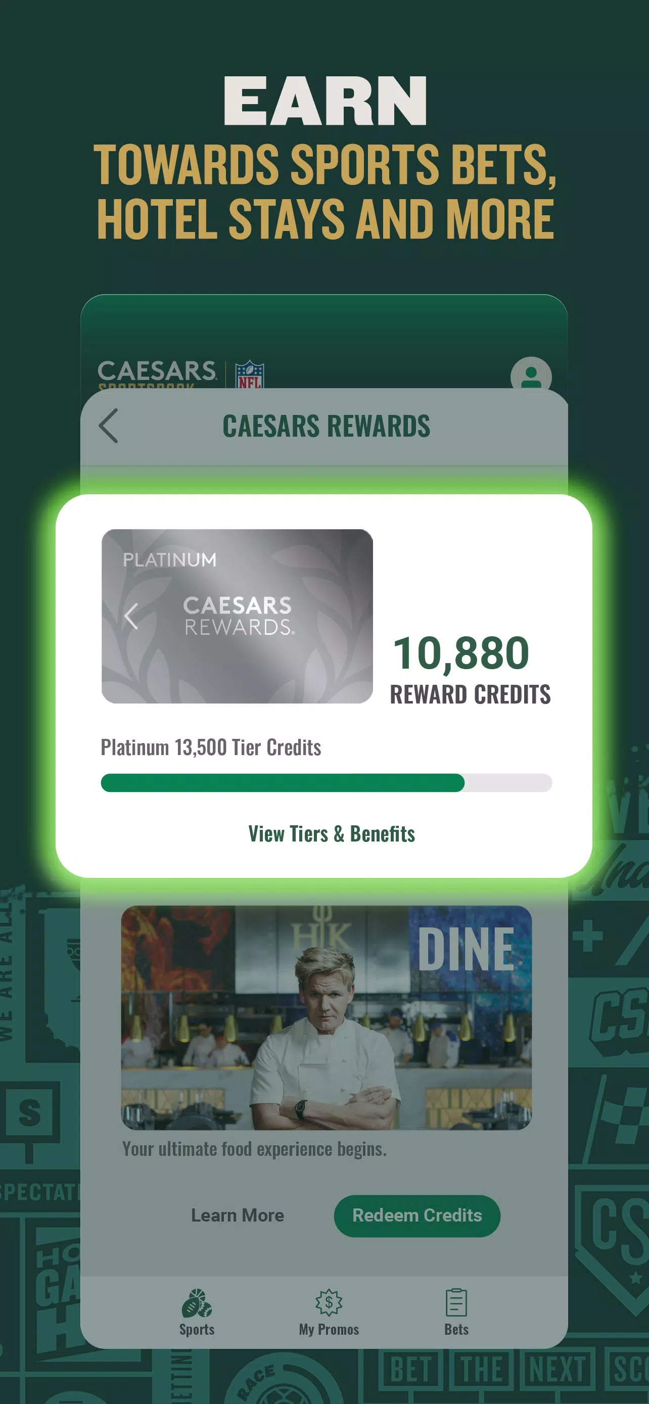 Caesars Sportsbook screenshot