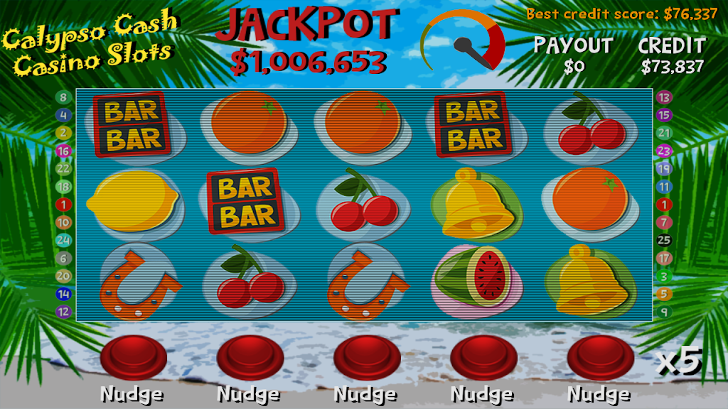 Calypso Cash Casino Slots 1.38 screenshot