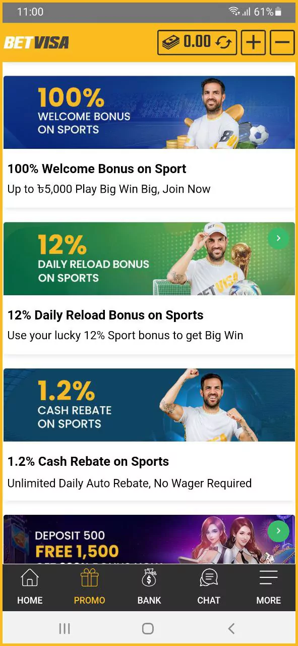 Betvisa Casino screenshot