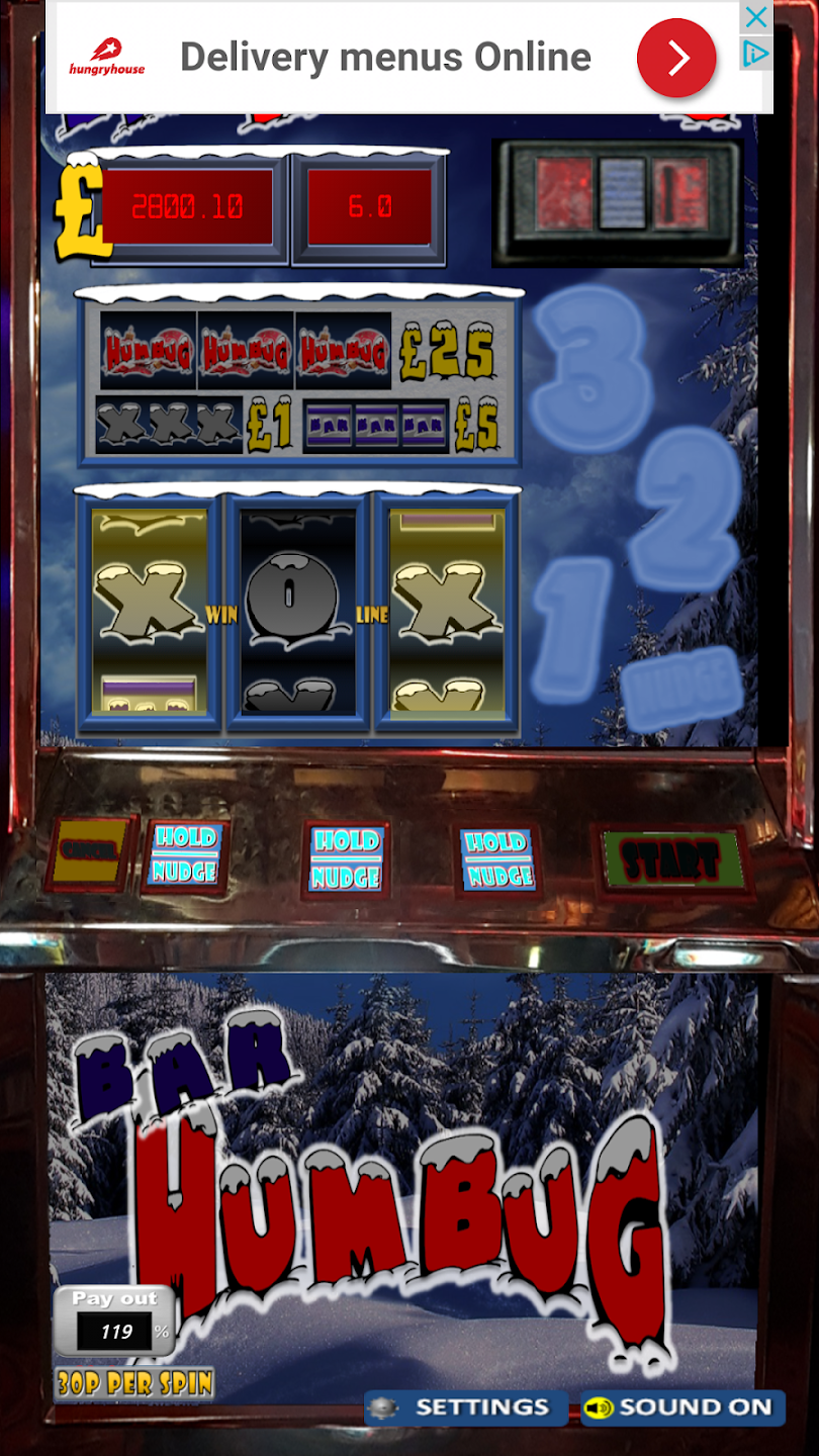 Bar Humbug Christmas Slot screenshot