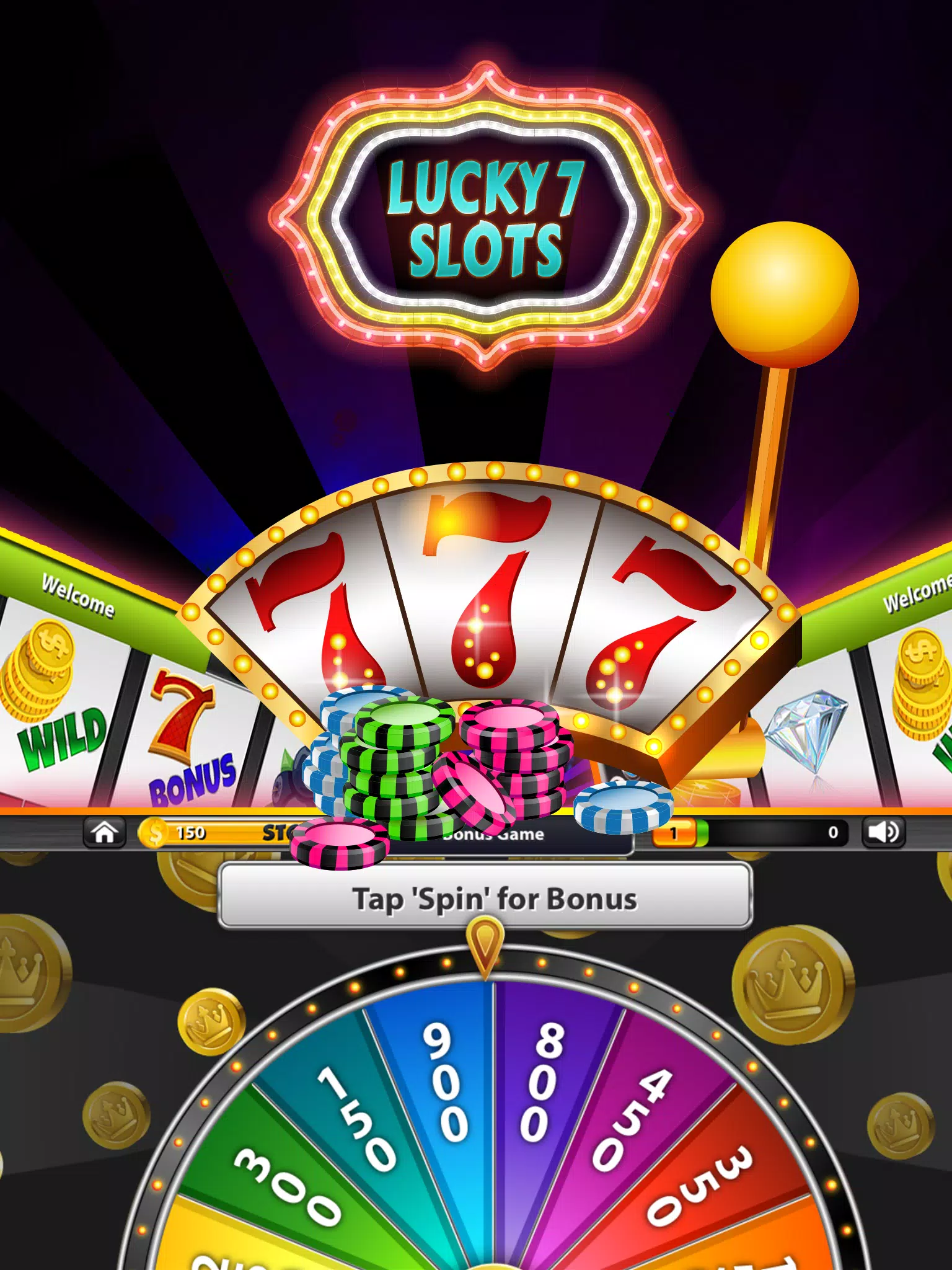Lucky 7’s Slot Machines screenshot