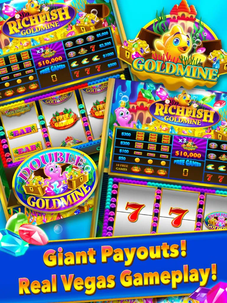 Rich Fish Gold Mine Vegas Slot screenshot