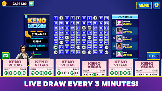 Keno Vegas - Casino Games screenshot