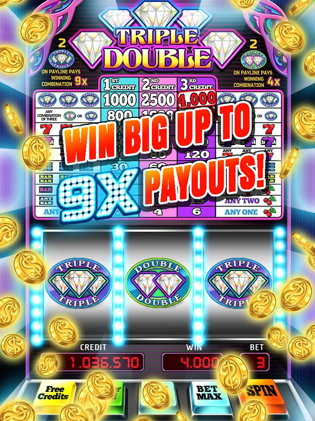 Triple Double Diamond Slots screenshot