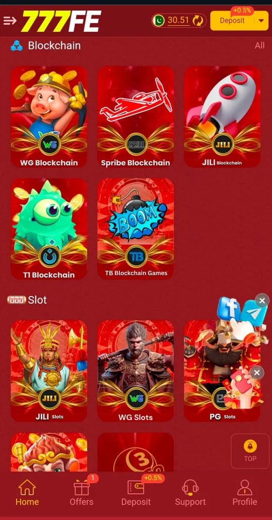 777FE Android screenshot