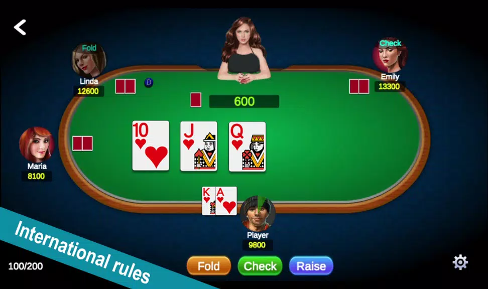 Poker Offline: Texas with Girl screenshot
