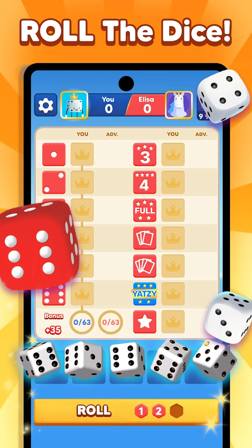 Yatzy Royale: Dice Game Online screenshot