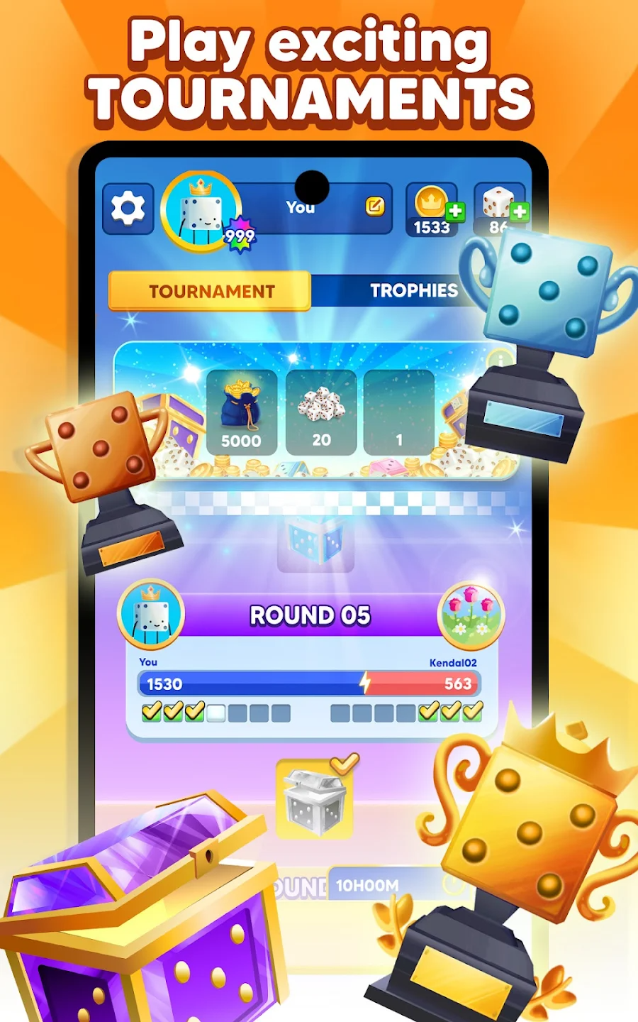 Yatzy Royale: Dice Game Online screenshot