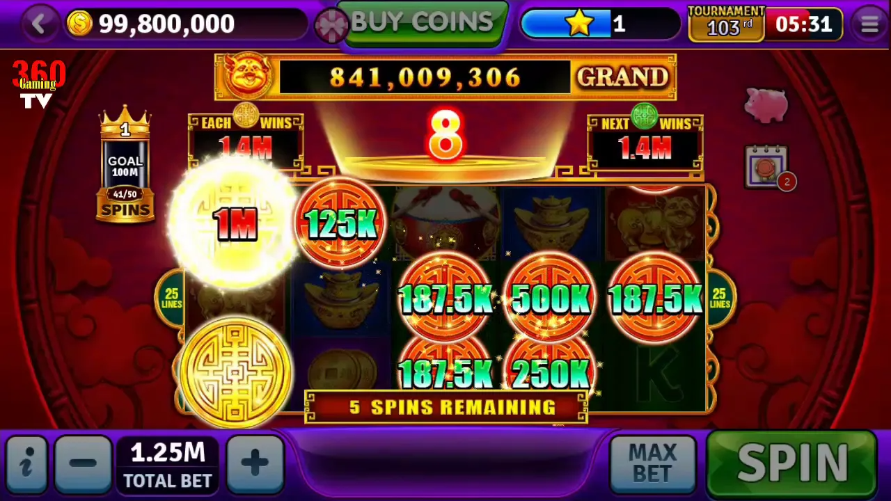 Cash Storm Slots Games Unlockables screenshot