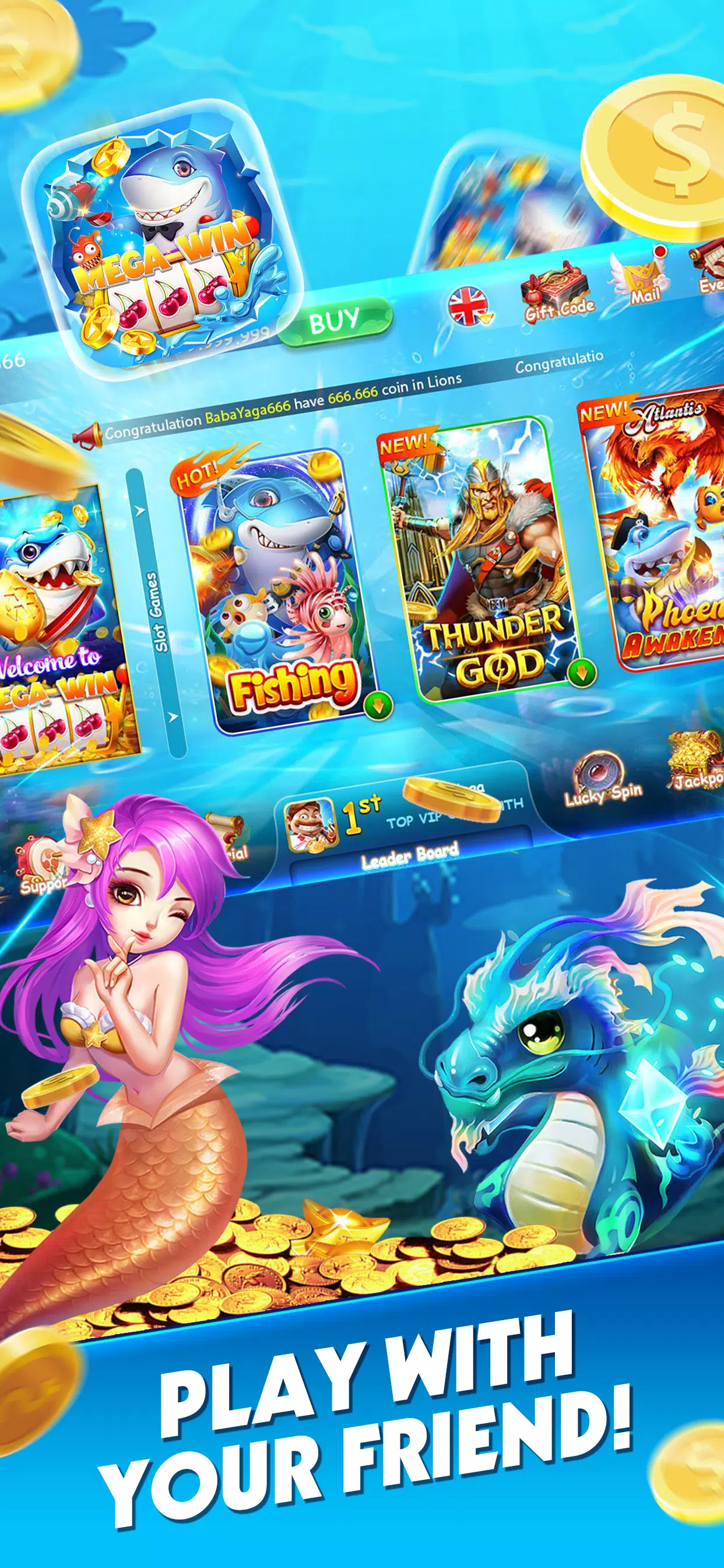Mega Win Slots 777 Real Money APK screenshot