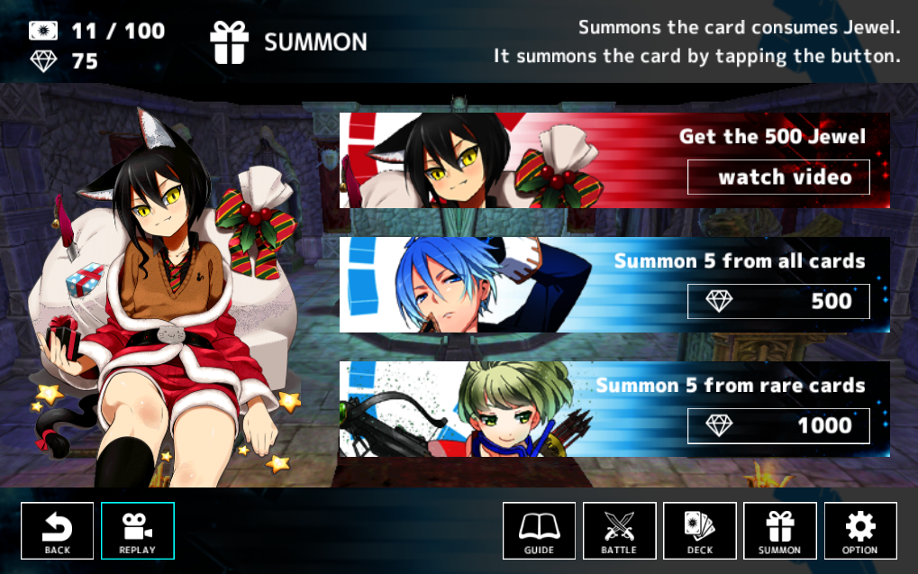 Jewel Savior Card Battle screenshot