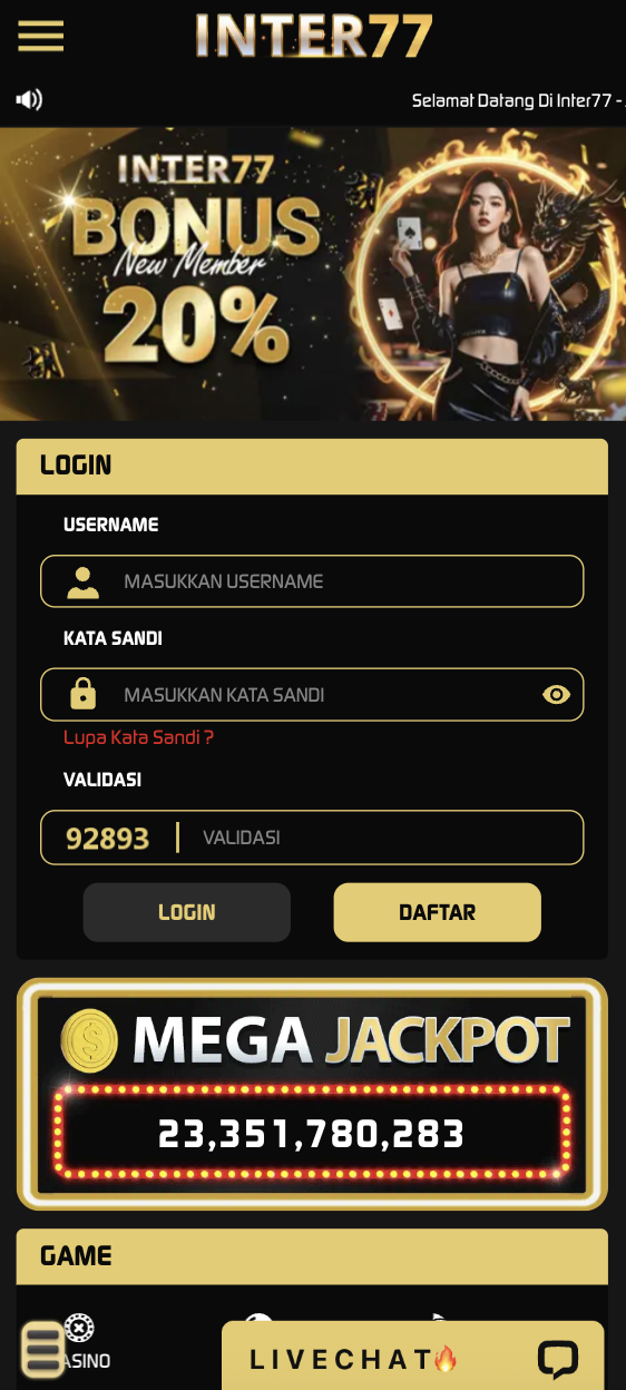 Inter77 screenshot
