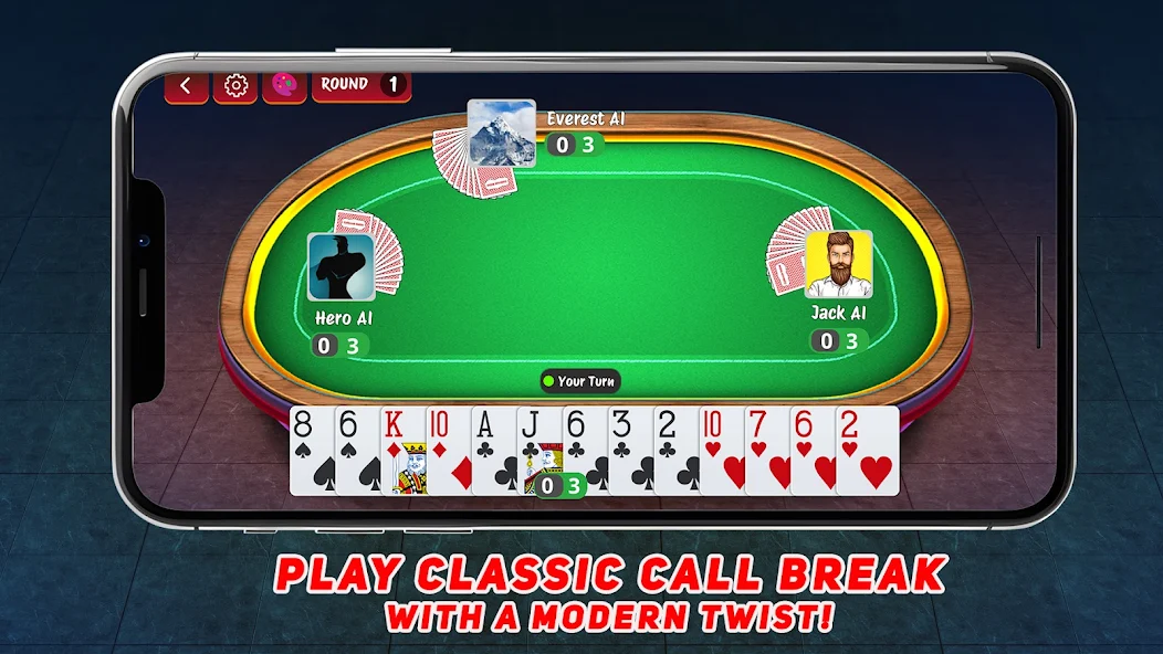 Call Break Online Card Game APK screenshot