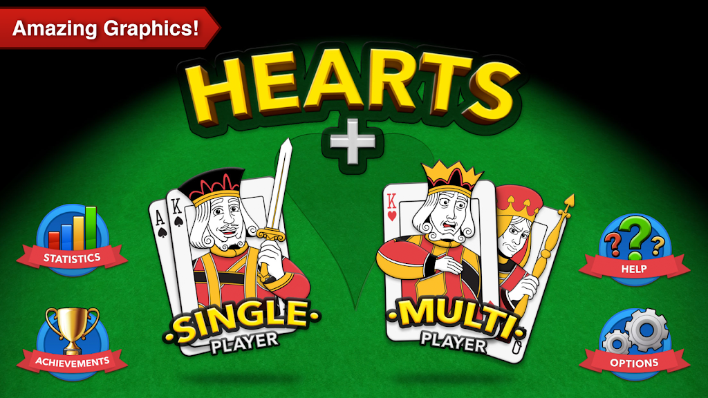 Hearts + Classic Card Game screenshot