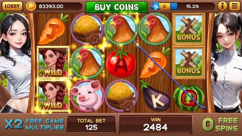 Sexy slot girls: vegas casino Mod screenshot