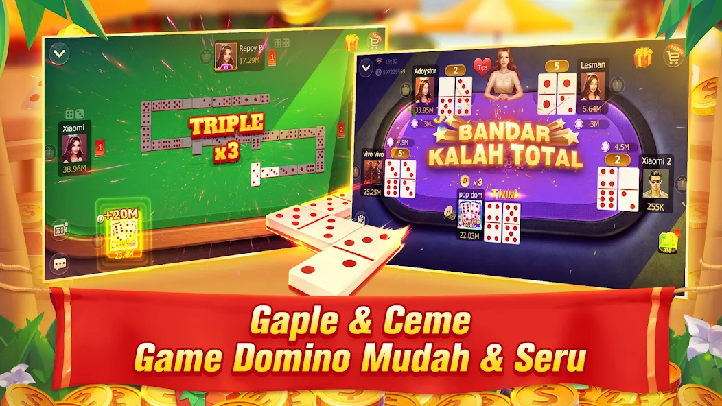 Domino QiuQiu Gaple Slot Poker Mod screenshot