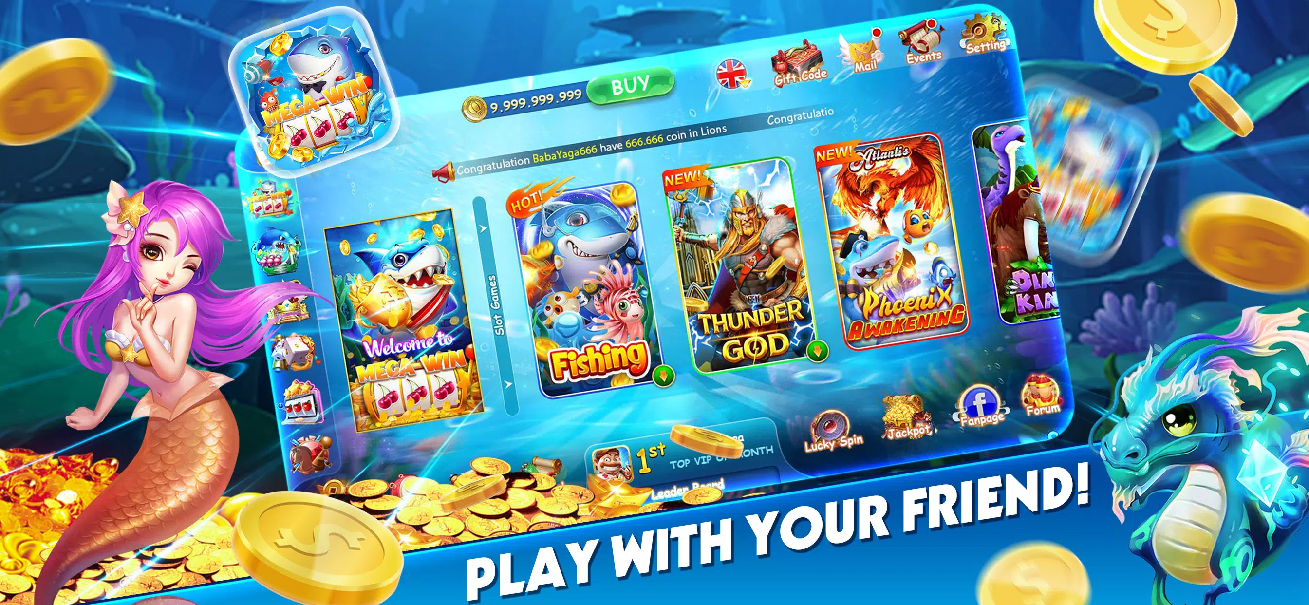 Mega Win Slot Machine APK screenshot