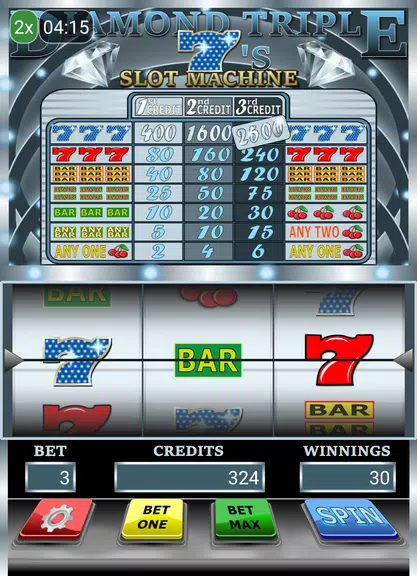Triple Diamond 777 slots screenshot