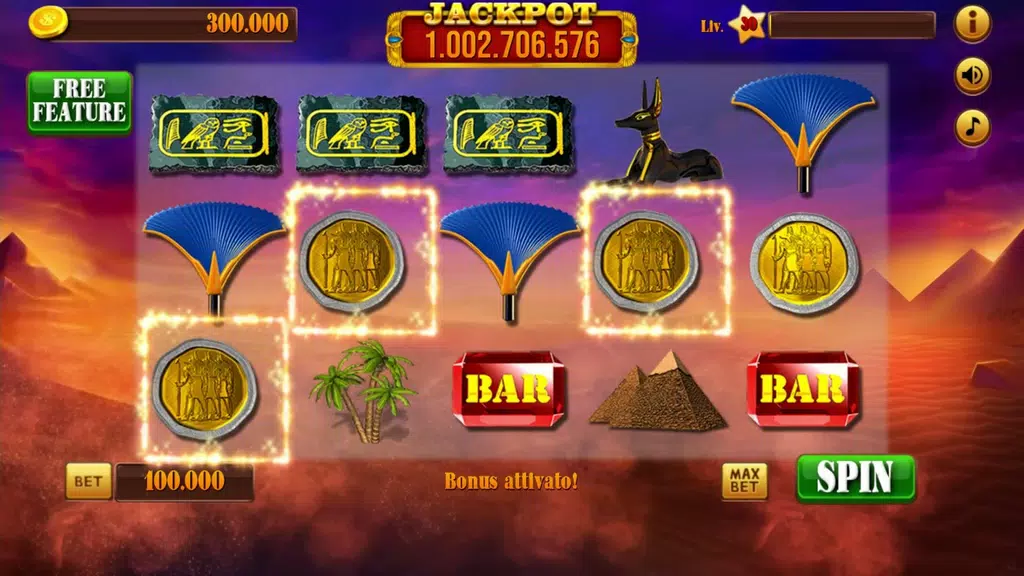 Sfinge Jackpot screenshot