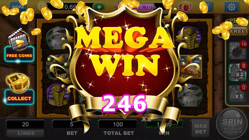 Slots Pharaoh's Secret screenshot