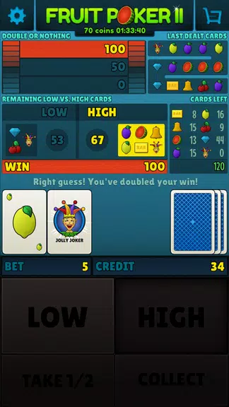 Fruit Poker II screenshot