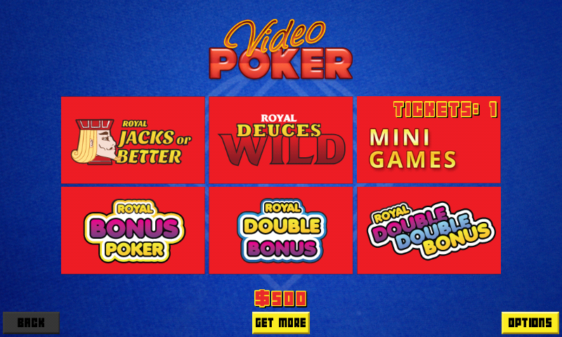 Video Poker - Royal Online screenshot